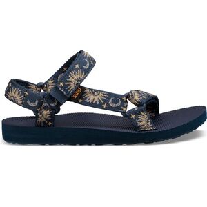 Teva Blue and Gold Celestial Sandals